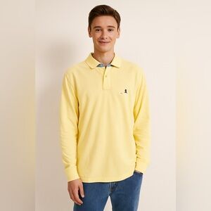 Tommy Hilfiger Yellow Long Sleeve Polo